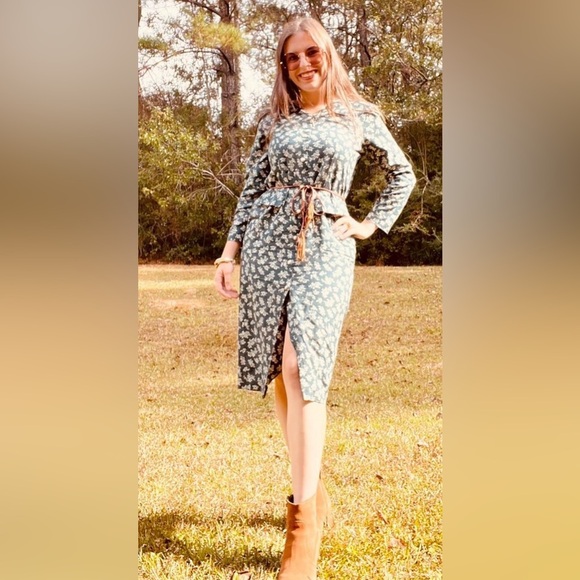 VENDOR ITEM : WILL NOT TAKE LESS Vintage Alexis Fashions Inc Floral Dress - Picture 12 of 12